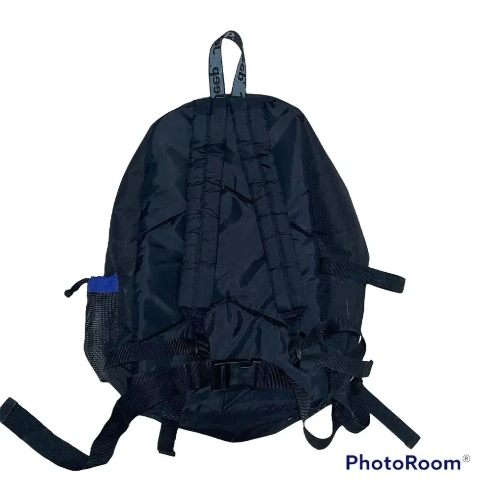 JEEP Travel Authentic Equipment Backpack Bookbag Travel Hiking Blue 19” X 14”
